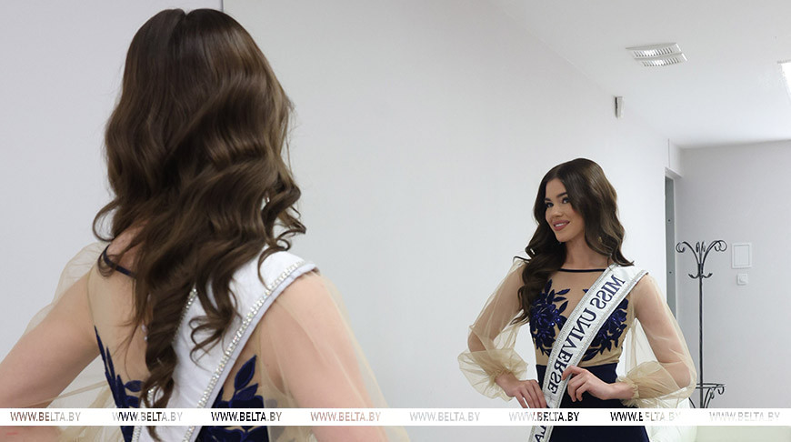 “Donned in a gown of metal and silk”: How the Belarusian beauty is getting ready for Miss Universe 