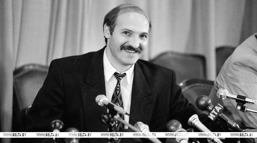 BelTA recalls Lukashenko’s first inauguration in 1994