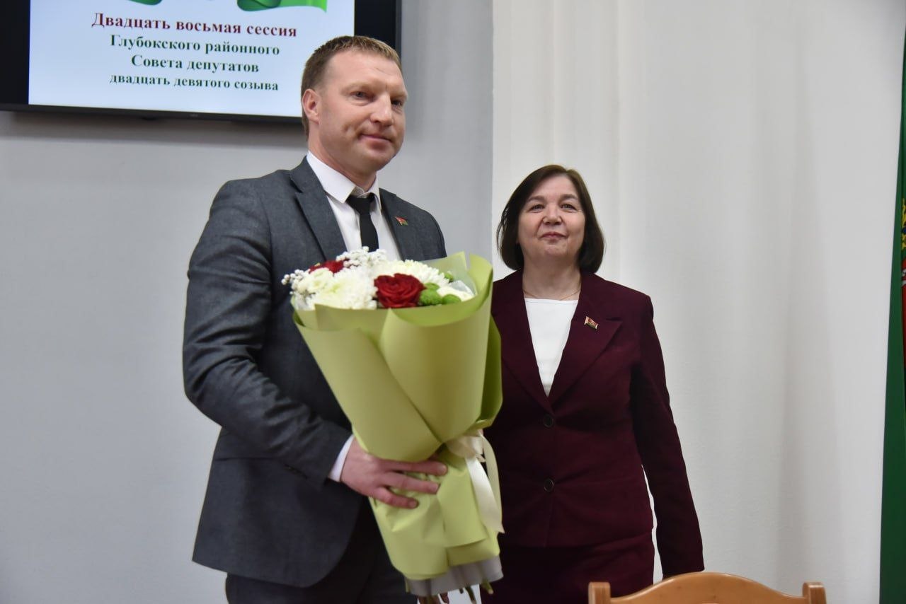 В Глубокском районе новый председатель – Максим Бакуров