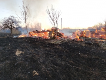 Пожар в Блышках