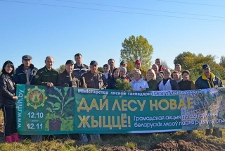 Акция «дай лесу новае жыццё!» прошла сегодня на Глубоччине