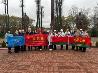 У Глыбокім адбыўся ўрачысты мітынг, прысвечаны Дню Кастрычніцкай рэвалюцыі