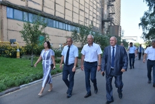 Ігар Сергяенка здзейсніў рабочую паездку ў Глыбоцкі раён