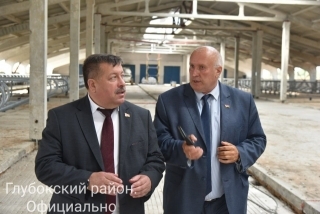 Міністр сельскай гаспадаркі і харчавання Рэспублікі Беларусь наведаў Глыбоцкі раён